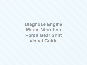 Guide to Diagnosing Engine Mount Vibration and Harsh Shifting